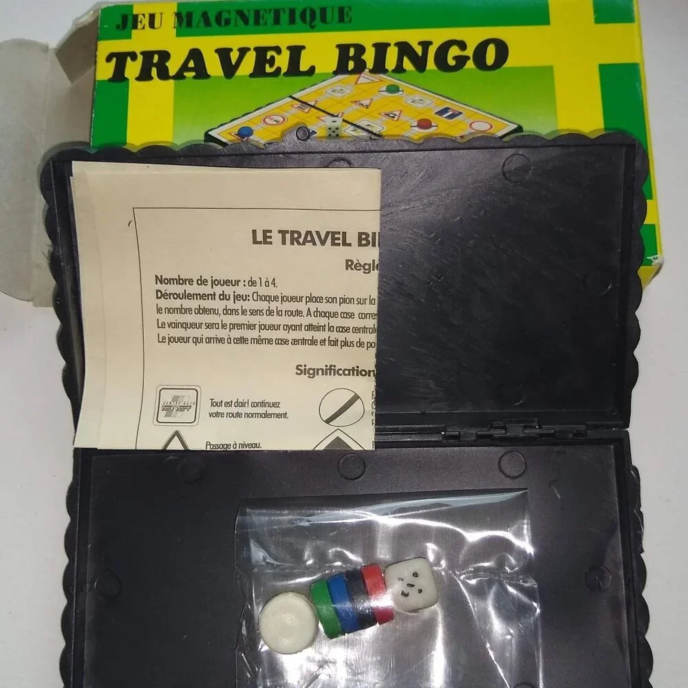 Magnetic Travel Bingo Game / Feu Vert Jeu New